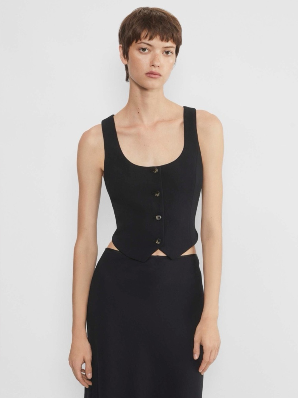 Wilfred | Rocco Vest Size 2 Black Aritzia